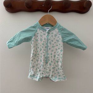 Rugged Butts Aqua and White Palm Rashguard